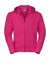 Men`s Authentic Zipped Hood Fuchsia