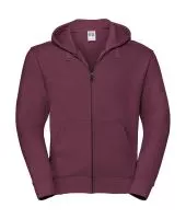 Men`s Authentic Zipped Hood Burgundy