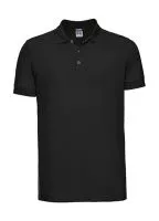 Men`s Fitted Stretch Polo Black