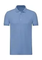 Men`s Fitted Stretch Polo Sky