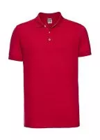 Men`s Fitted Stretch Polo Classic Red