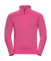 Men`s HD 1/4 Zip Sweat Pink Marl