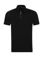 Men`s HD Raglan Polo Black