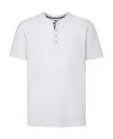 Men`s Henley HD T Fehér