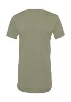 Men`s Long Body Urban Tee Heather Stone