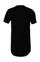 Men`s Long Body Urban Tee Black