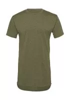 Men`s Long Body Urban Tee Heather Olive