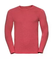 Men’s Long Sleeve HD T Red Marl