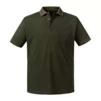 Men`s Pure Organic Polo Dark Olive