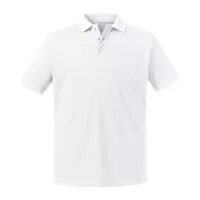 Men`s Pure Organic Polo Fehér