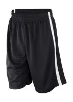 Men`s Quick Dry Basketball Shorts Black/White