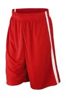 Men`s Quick Dry Basketball Shorts Red/White