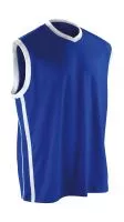 Men`s Quick Dry Basketball Top Royal/White