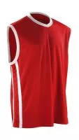 Men`s Quick Dry Basketball Top Red/White