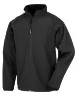 Men`s Recycled 2-Layer Printable Softshell Jacket Black