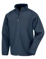 Men`s Recycled 2-Layer Printable Softshell Jacket Navy