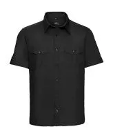 Men’s Roll Sleeve Shirt Black