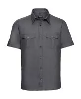 Men’s Roll Sleeve Shirt Zinc