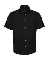 Men´s Short Sleeve Tailored Ultimate Non-iron Shi Black