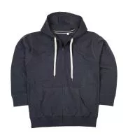 Men`s Superstar Zip Through Hoodie Charcoal Grey Melange