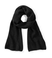 Metro Knitted Scarf Black