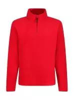 Micro Zip Neck Fleece Classic Red