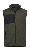 Mountain Fleece Bodywarmer Deep Green/Black