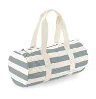 Nautical Barrel Bag Natural/Grey