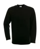 Open Hem Sweatshirt Black