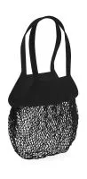 Organic Cotton Mesh Grocery Bag Black