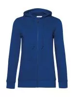 Organic Inspire Zipped Hood /women_° Royal