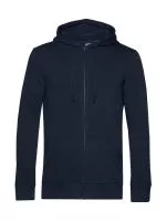 Organic Inspire Zipped Hood_° Navy Blue