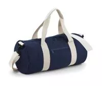 Original Barrel Bag French Navy/Off White