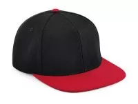 Original Flat Peak 6 Panel Snapback Black/Classic Red