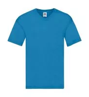 Original V-Neck T Azure Blue