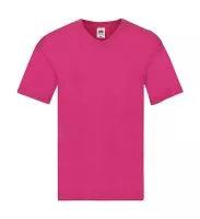 Original V-Neck T Fuchsia