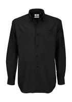 Oxford LSL/men Shirt Black