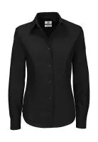Oxford LSL/women Shirt Black