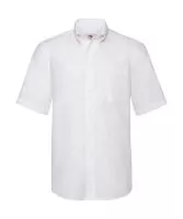 Oxford Shirt Short Sleeve Fehér
