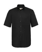 Oxford Shirt Short Sleeve Black