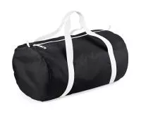 Packaway Barrel Bag Black/White