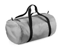 Packaway Barrel Bag Silver/Black