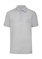 Polo Blended Fabric Heather Grey