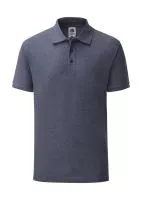 Polo Blended Fabric Heather Navy