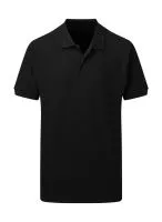 Poly Cotton Polo Men Black