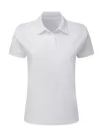 Poly Cotton Polo Women Fehér