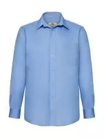 Poplin Shirt Long Sleeve Mid Blue