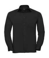 Poplin Shirt LS Black