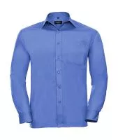 Poplin Shirt LS Corporate Blue