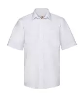 Poplin Shirt Short Sleeve Fehér